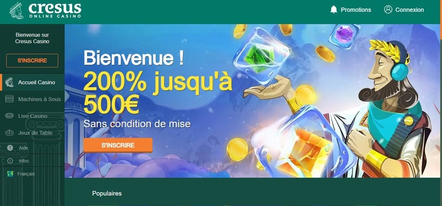 capture decran bonus cresus casino